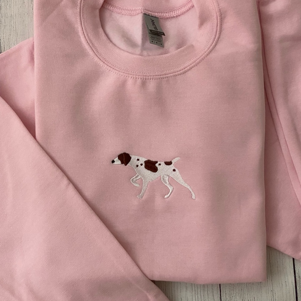 German Short haired pointer Embroidered Sweatshirt - Picture 2 of 4